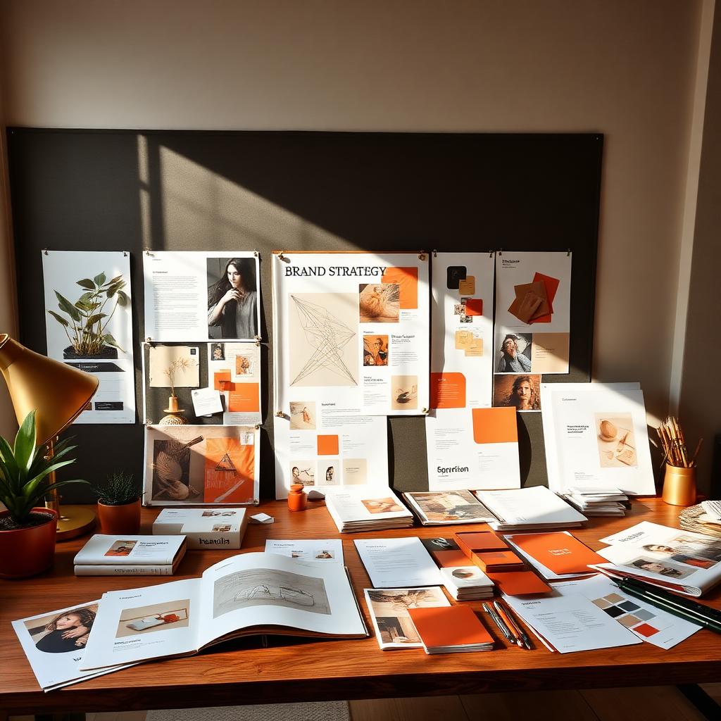 Brand strategy workspace